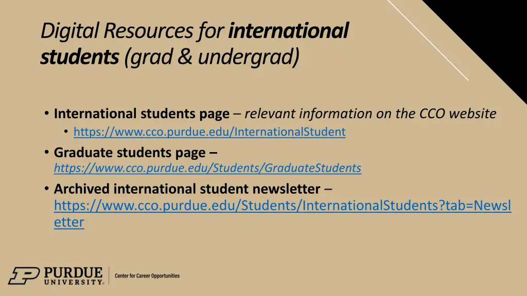 digital resources for international students grad