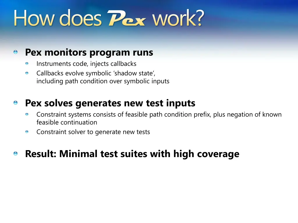 how does pex work