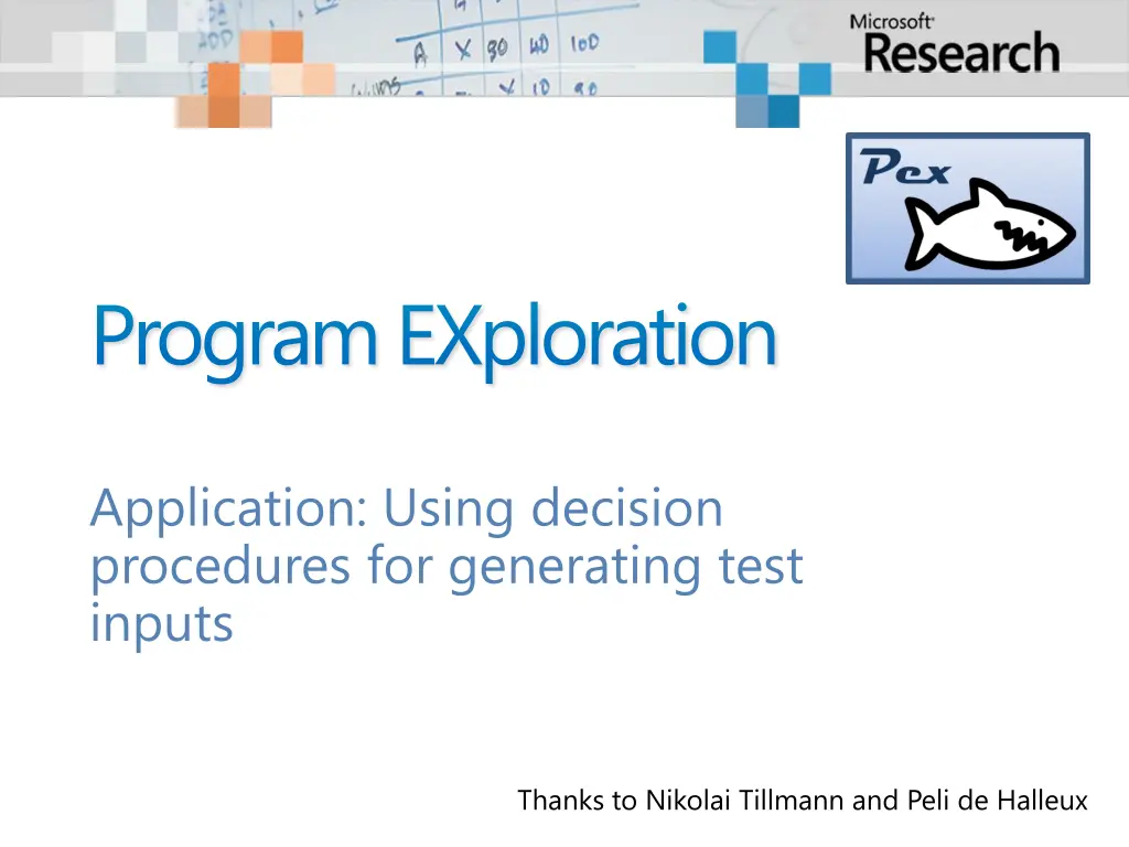 program exploration