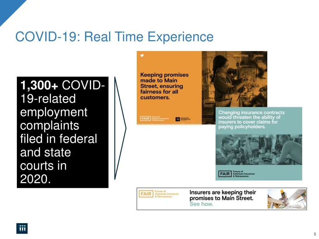 covid 19 real time experience