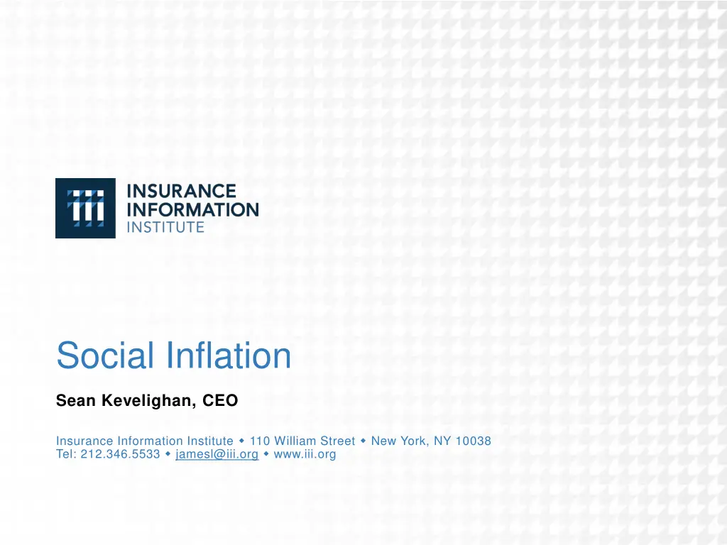 social inflation