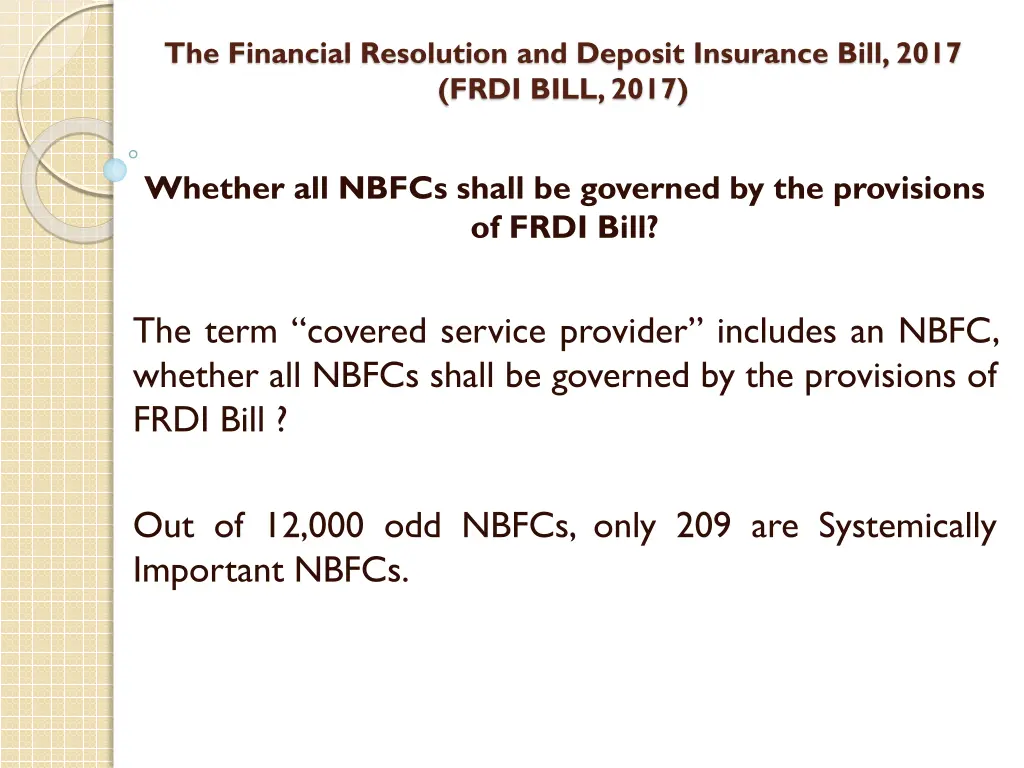 the financial resolution and deposit insurance 10