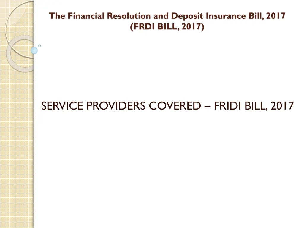 the financial resolution and deposit insurance 5