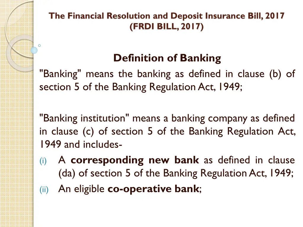 the financial resolution and deposit insurance 7