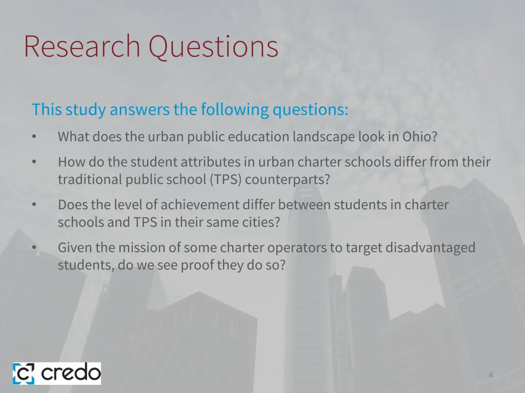 research questions