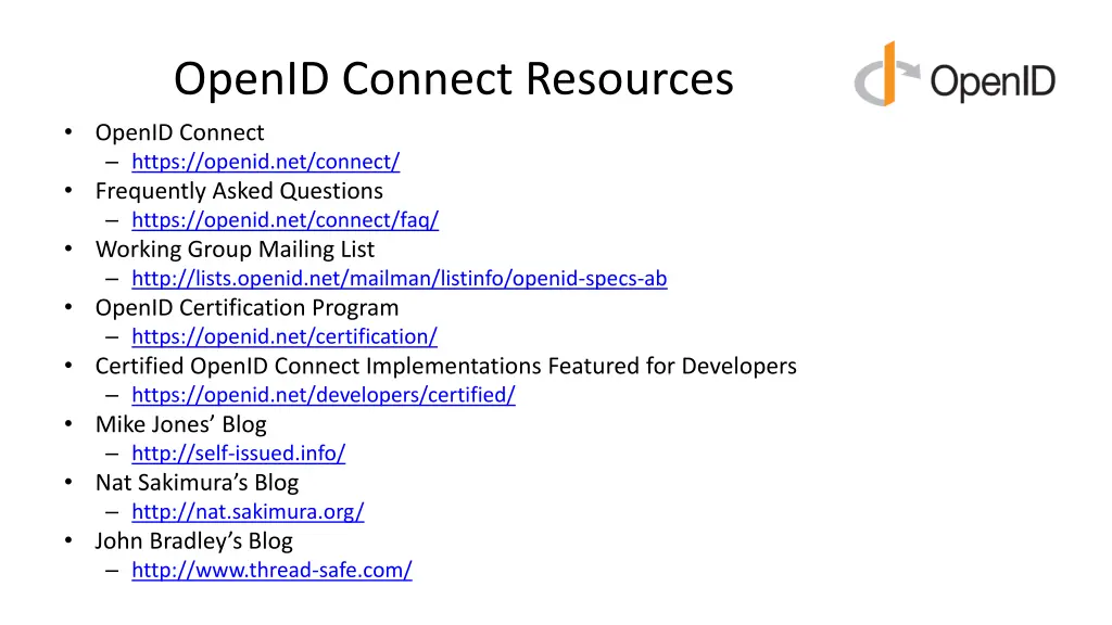 openid connect resources openid connect https