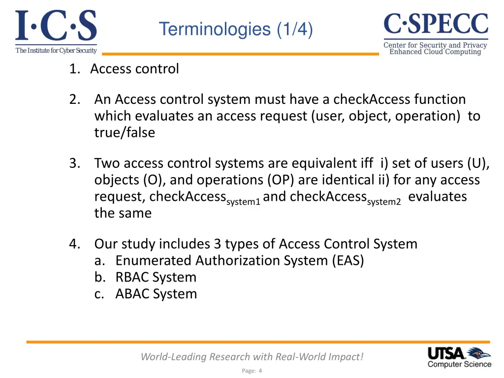 terminologies 1 4