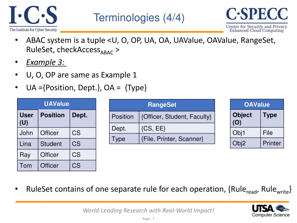 terminologies 4 4