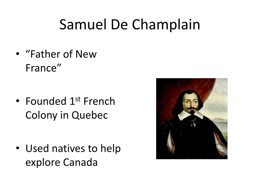 samuel de champlain