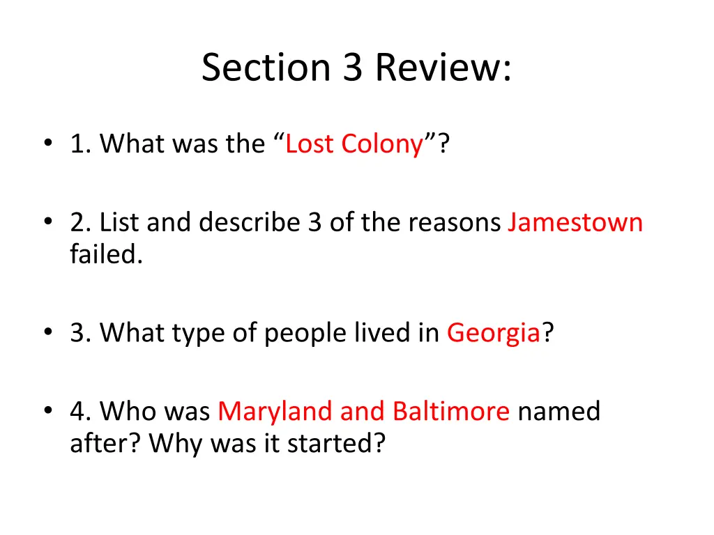 section 3 review