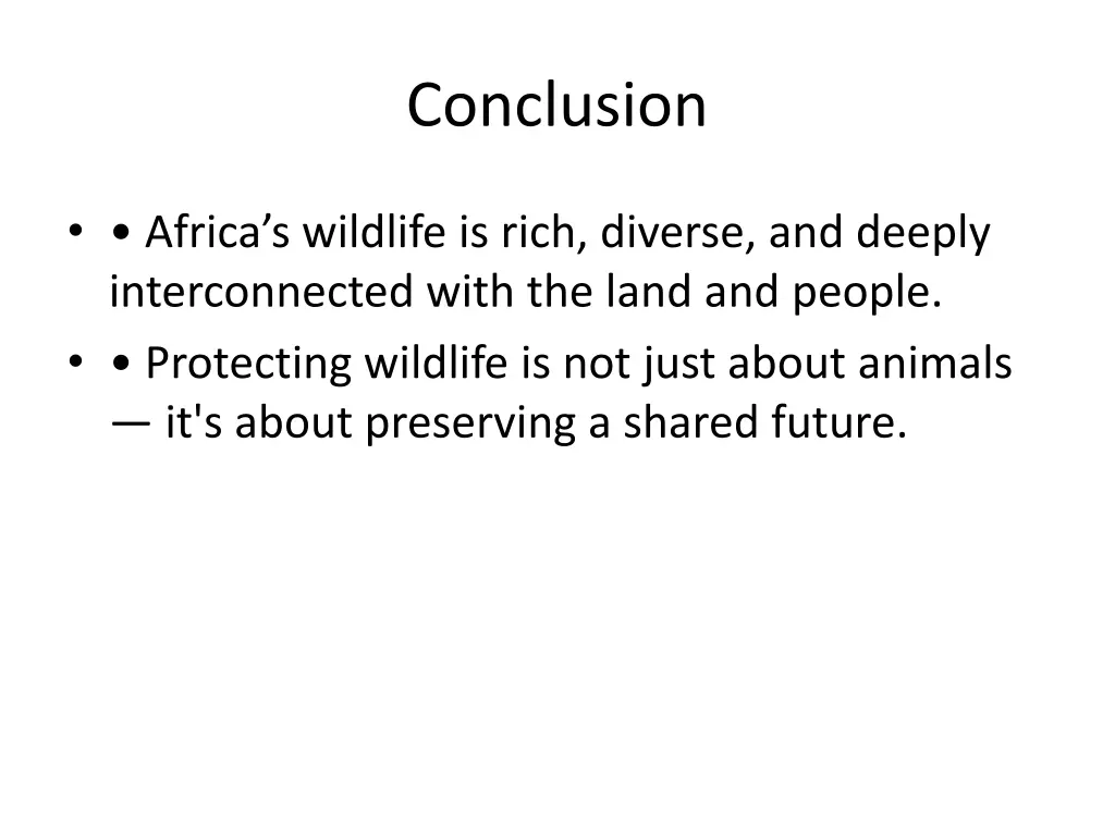 conclusion