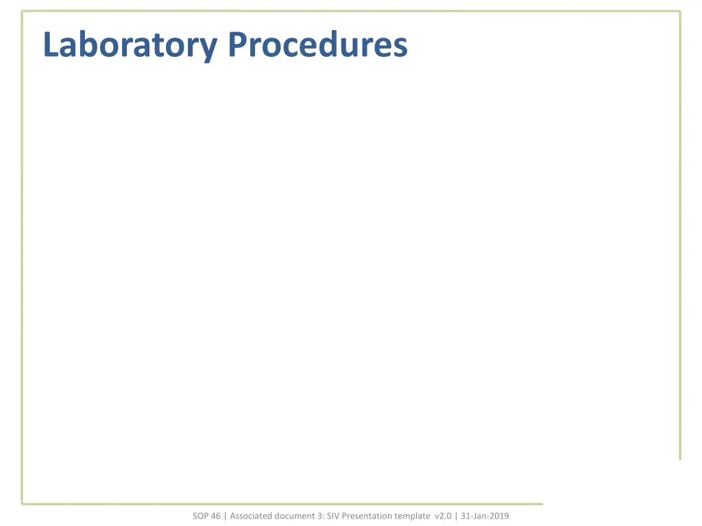 laboratory procedures