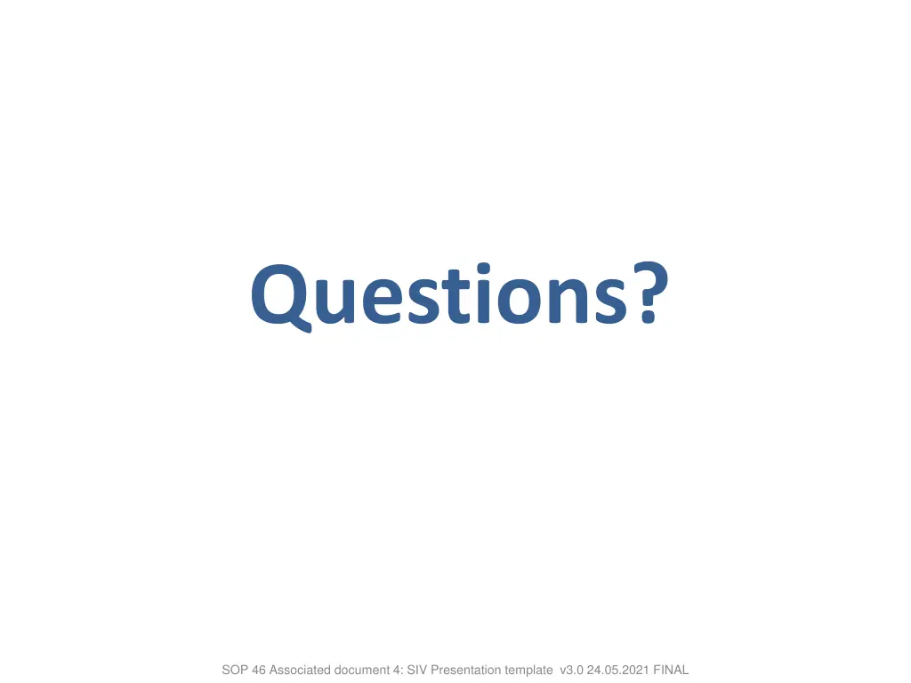 questions