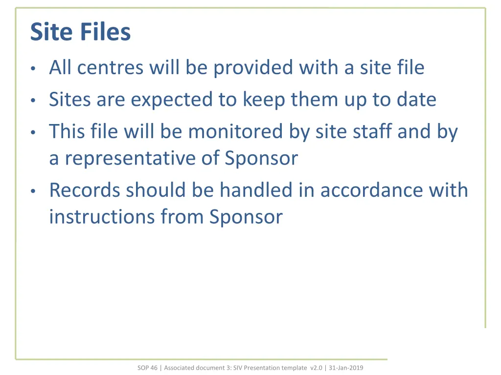 site files