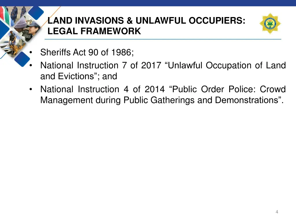 land invasions unlawful occupiers legal framework 1