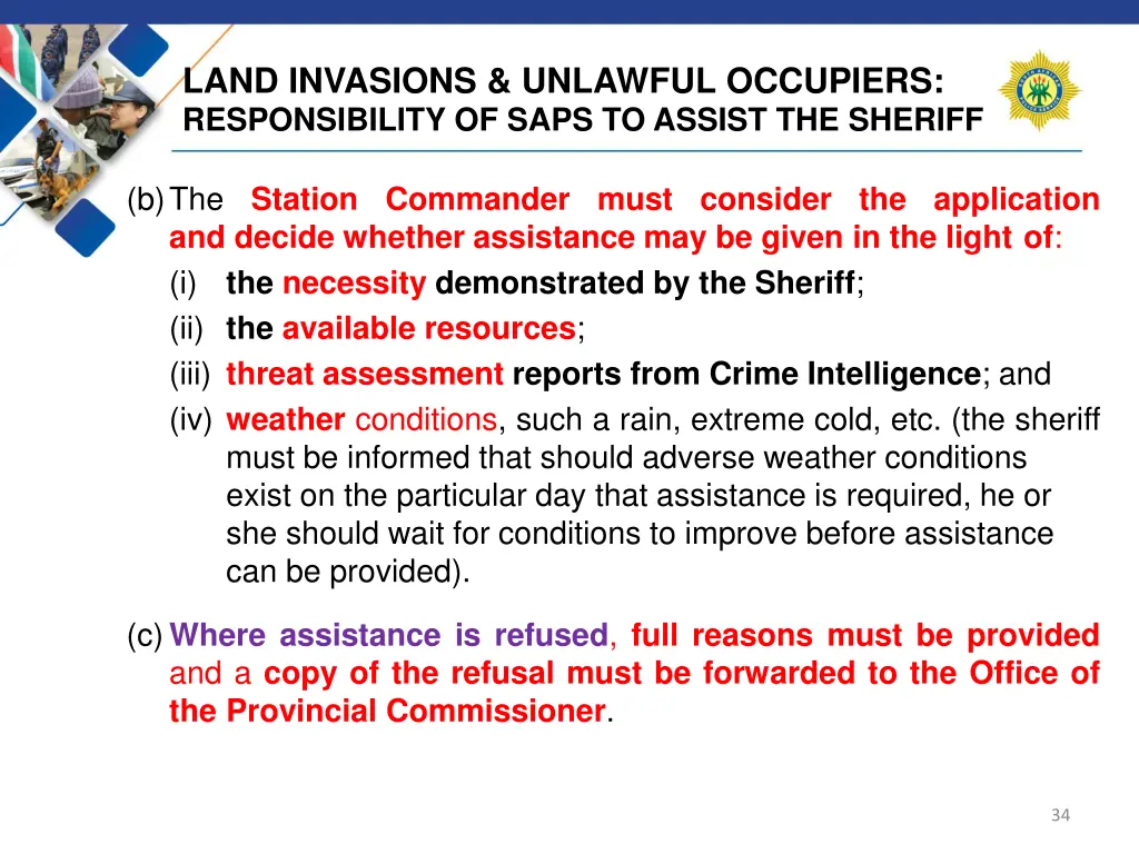 land invasions unlawful occupiers responsibility 2