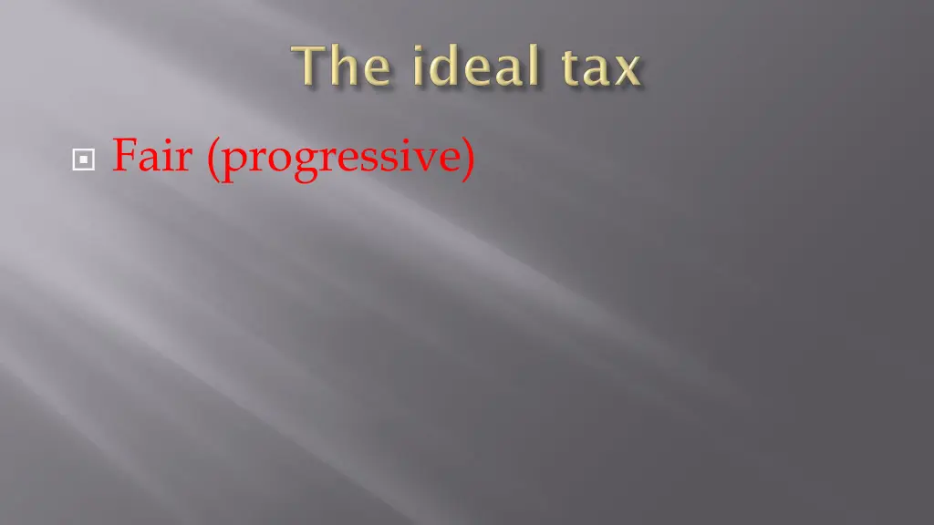 fair progressive