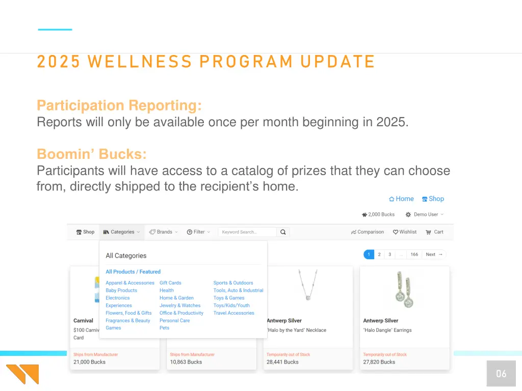 program design 25 incentive 2025 wellness program