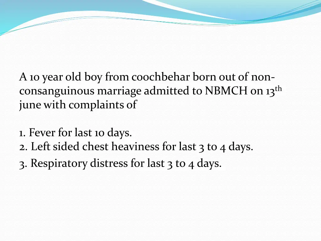 a 10 year old boy from coochbehar born