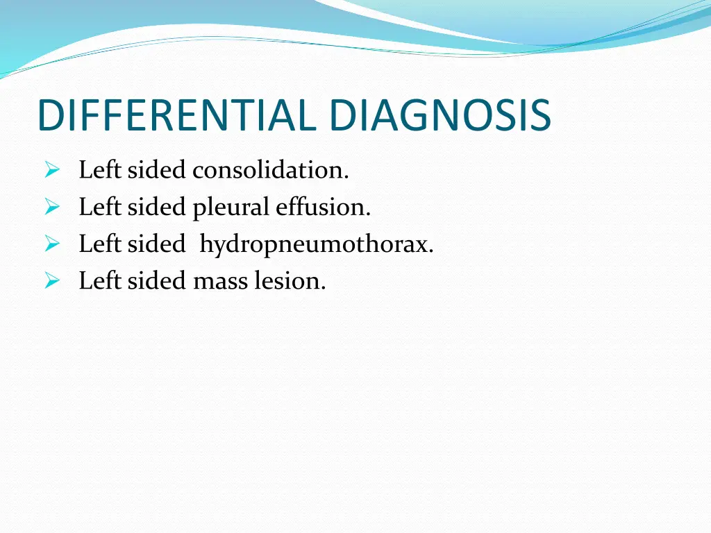 differential diagnosis