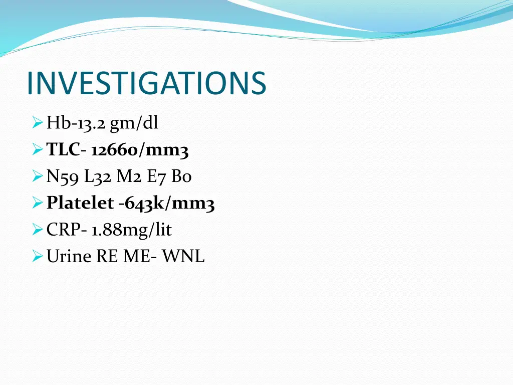 investigations