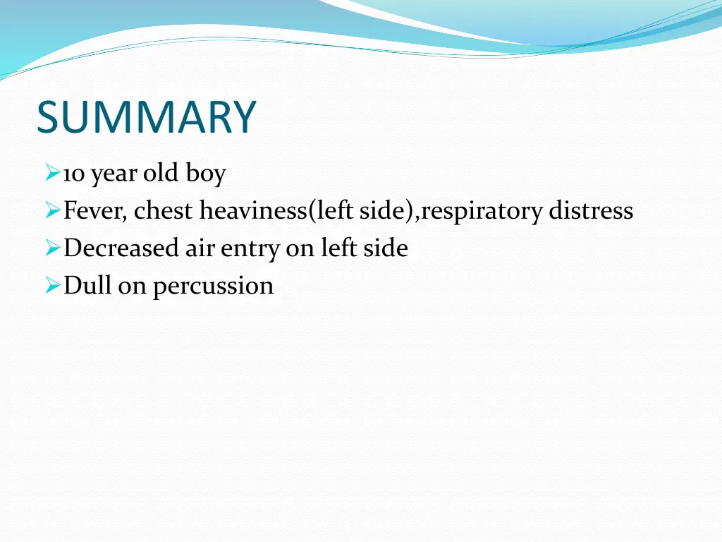 summary