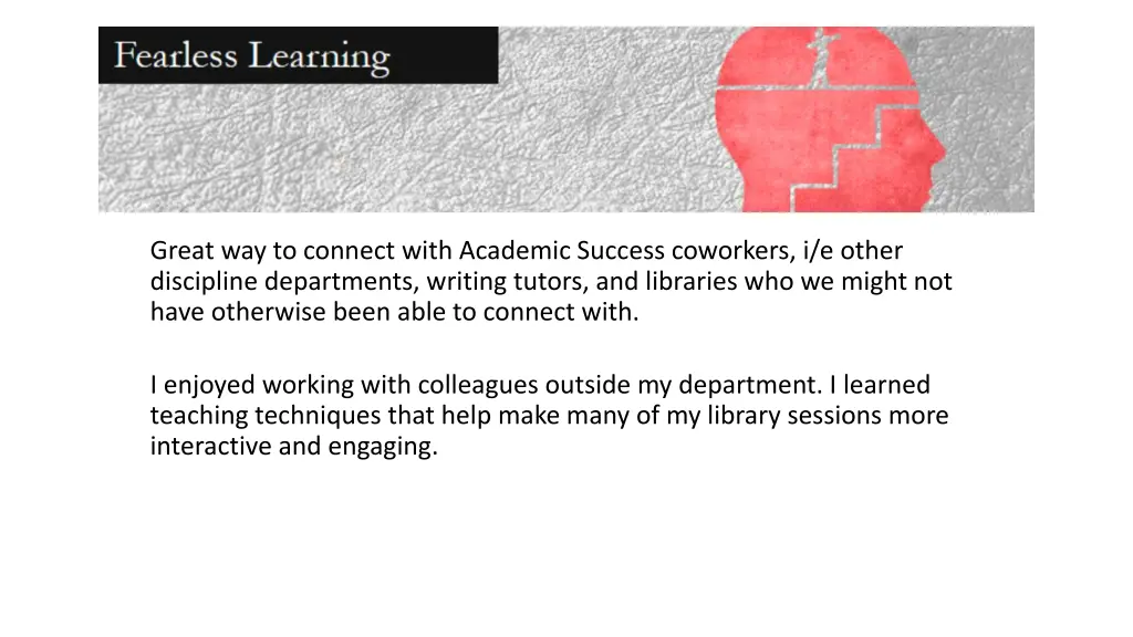 great way to connect with academic success