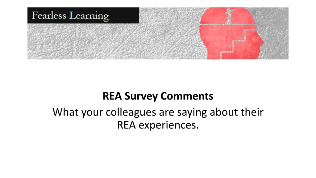 rea survey comments what your colleagues