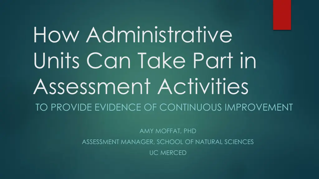 how administrative units can take part