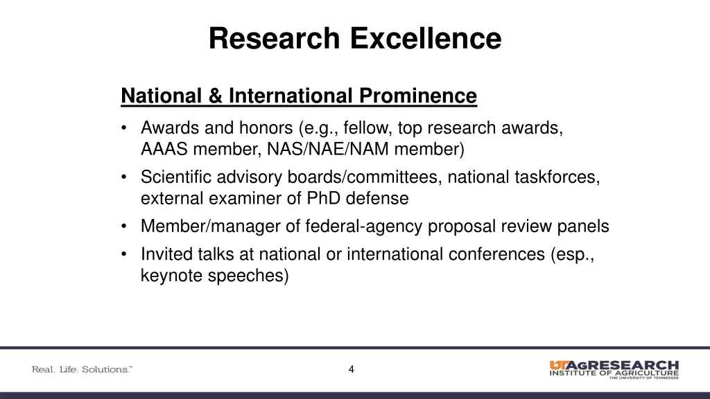 research excellence 2