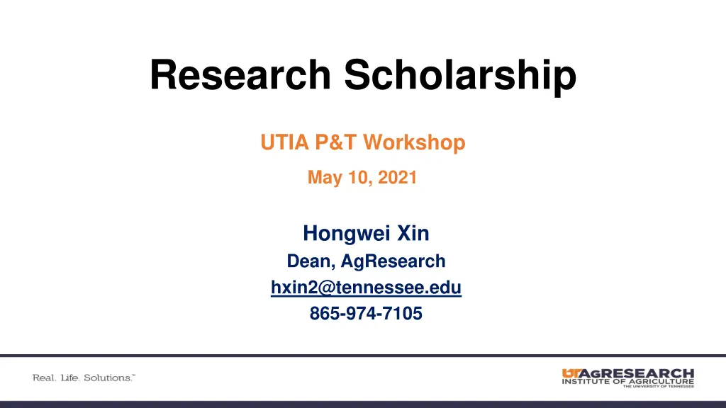 research scholarship
