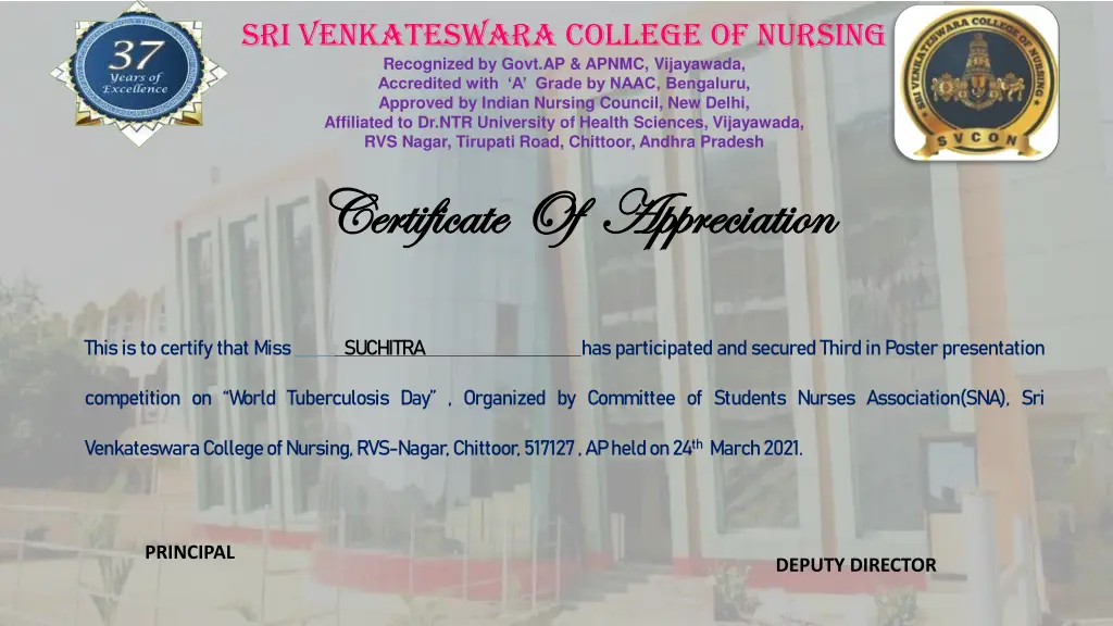 sri venkateswara college of nursing recognized 26