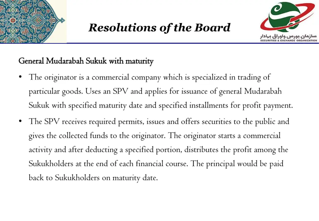 resolutions of the board 9