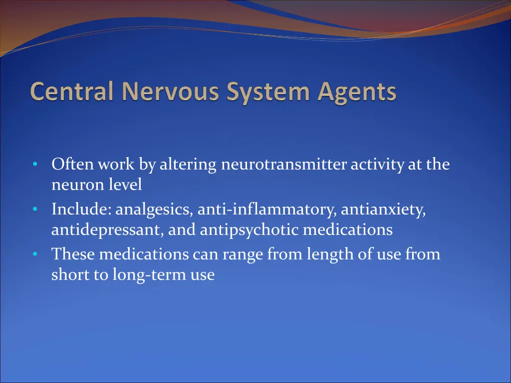 often work by altering neurotransmitter activity