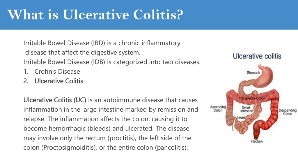 what is ulcerative colitis