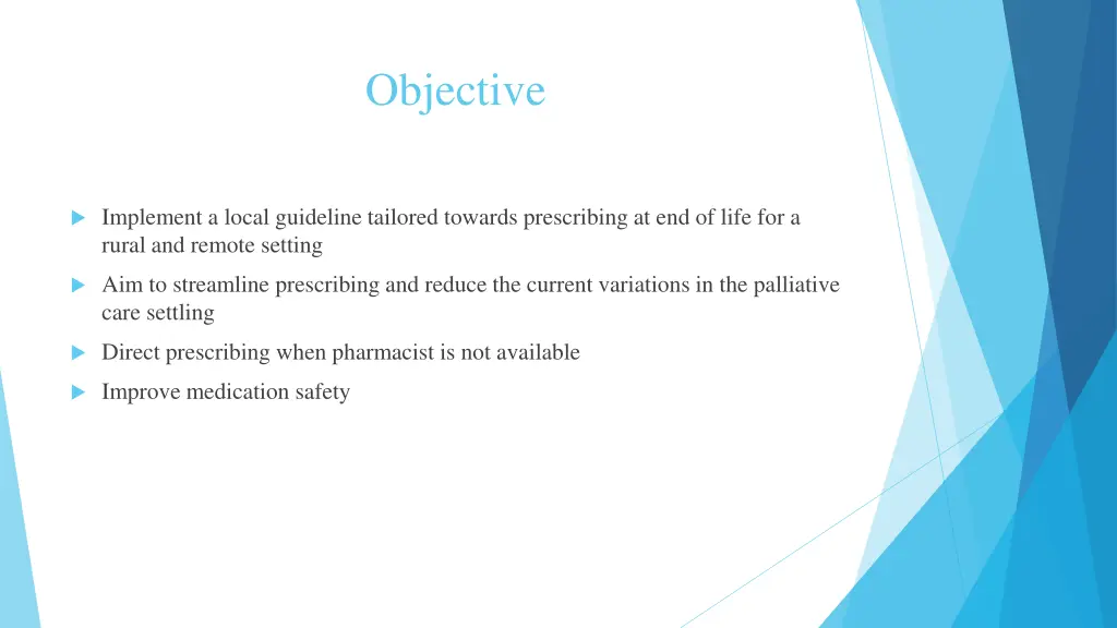 objective