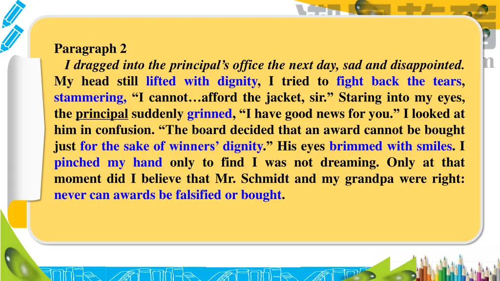 paragraph 2 i dragged into the principal s office 1