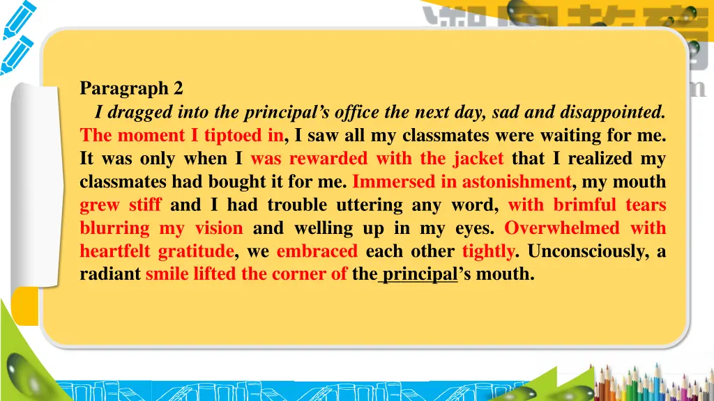 paragraph 2 i dragged into the principal s office 2
