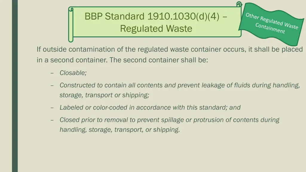 bbp standard 1910 1030 d 4 regulated waste 4