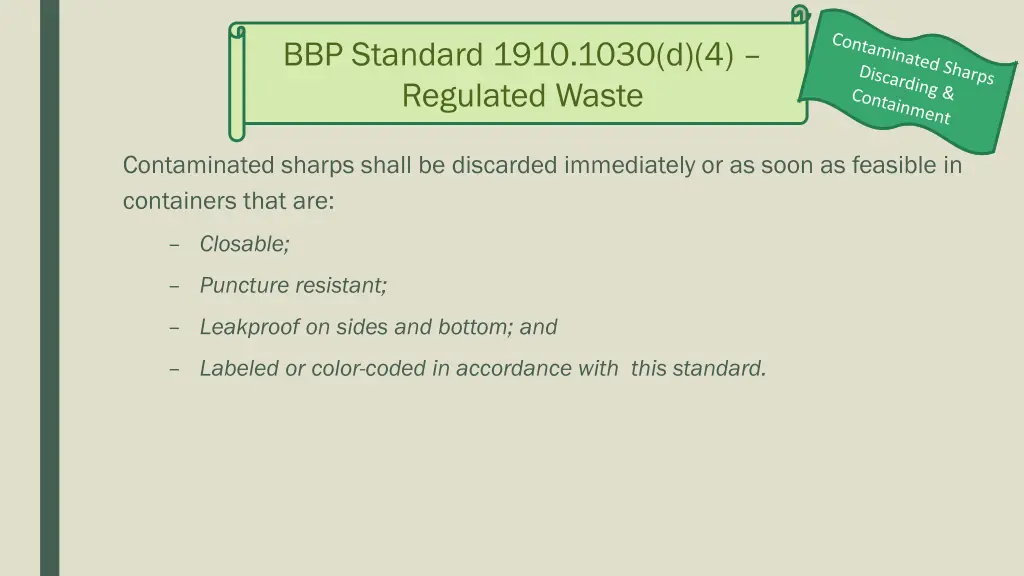 bbp standard 1910 1030 d 4 regulated waste