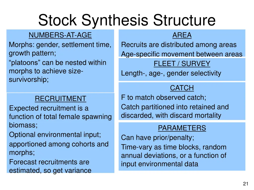 stock synthesis structure