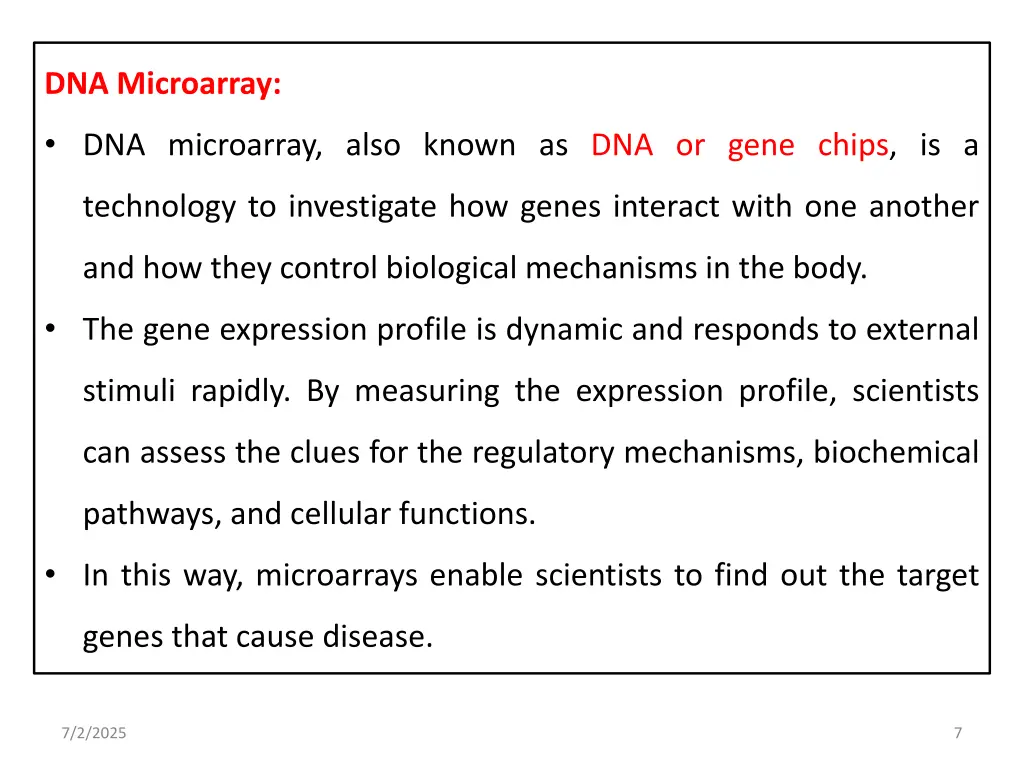 dna microarray