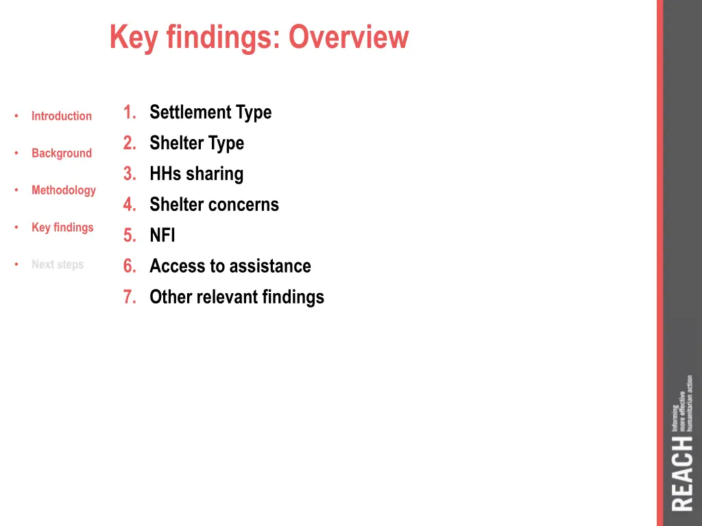 key findings overview