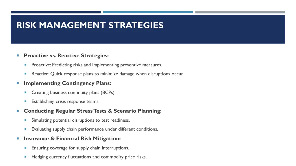 risk management strategies