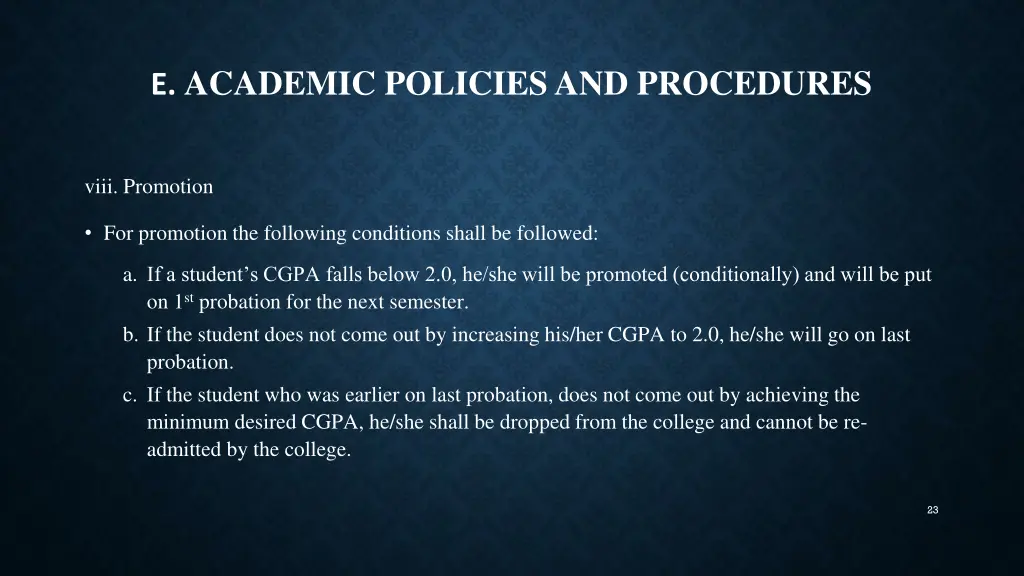 e academic policies and procedures 11