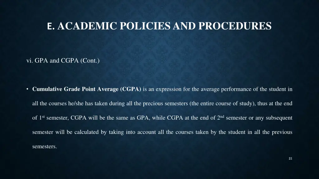 e academic policies and procedures 9