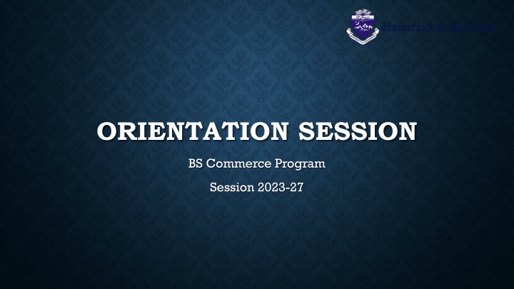 orientation session