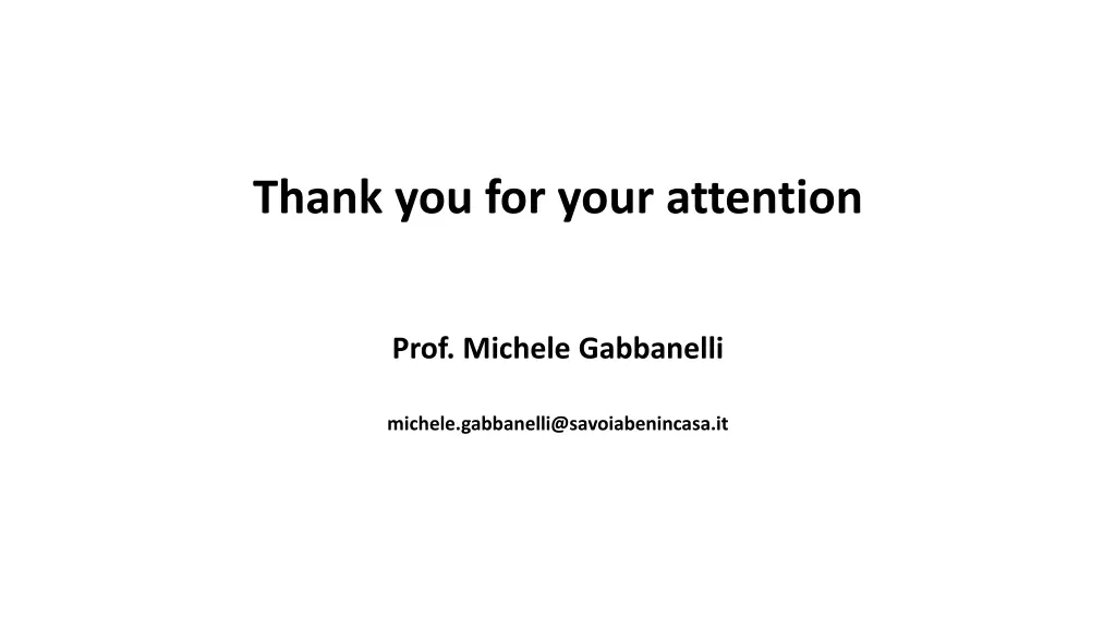 thank you for your attention
