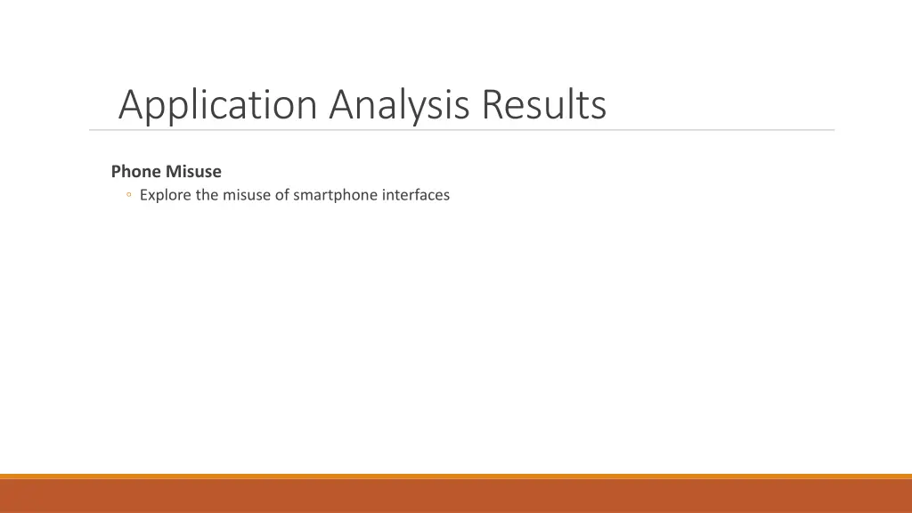 application analysis results 3