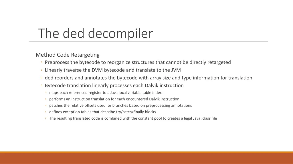 the ded decompiler 6